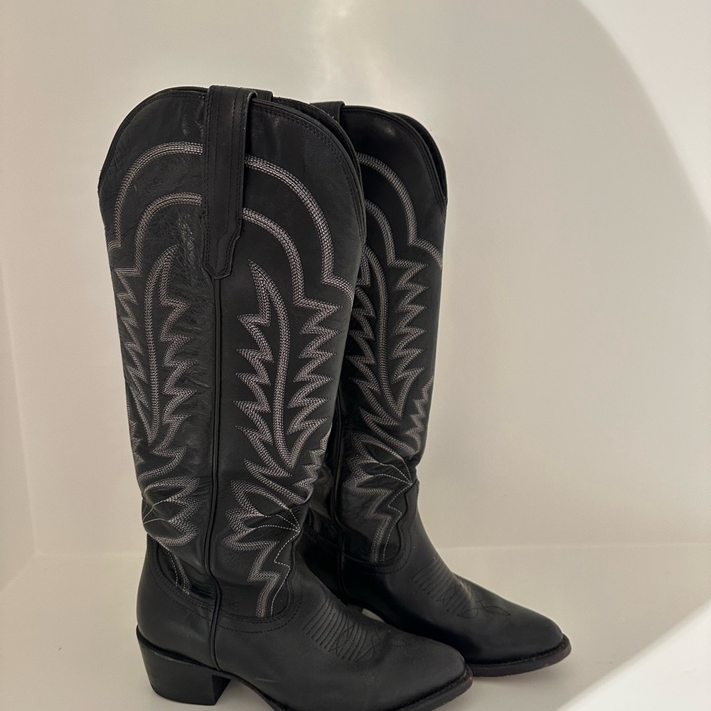 Black Western Cowboy Boots